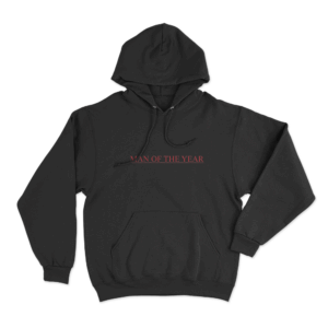 Man Of The Year Unisex Hoodie Black