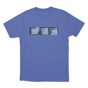 Triptych Unisex T Shirt Blue