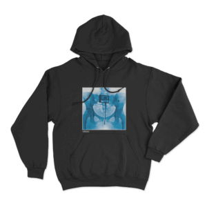 Virgin X Ray Album Cover Unisex Hoodie Black