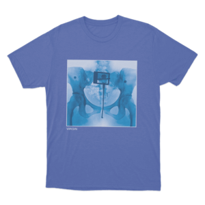 Virgin X Ray Album Cover Unisex T Shirt Blue